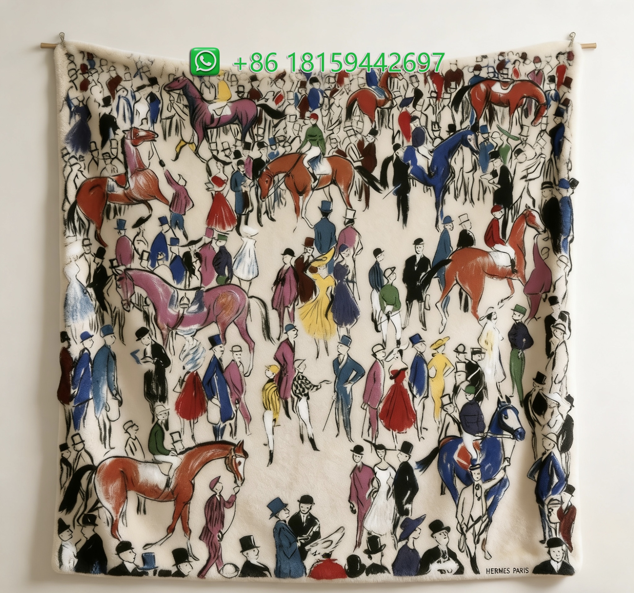 Hermes Throw Blankets
